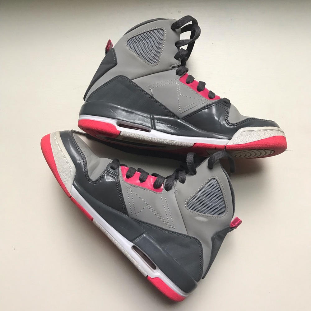 ❌ Jordan’s- Girls 5Y- Pink- Nike- Hightop-Flight - Picture 4 of 8